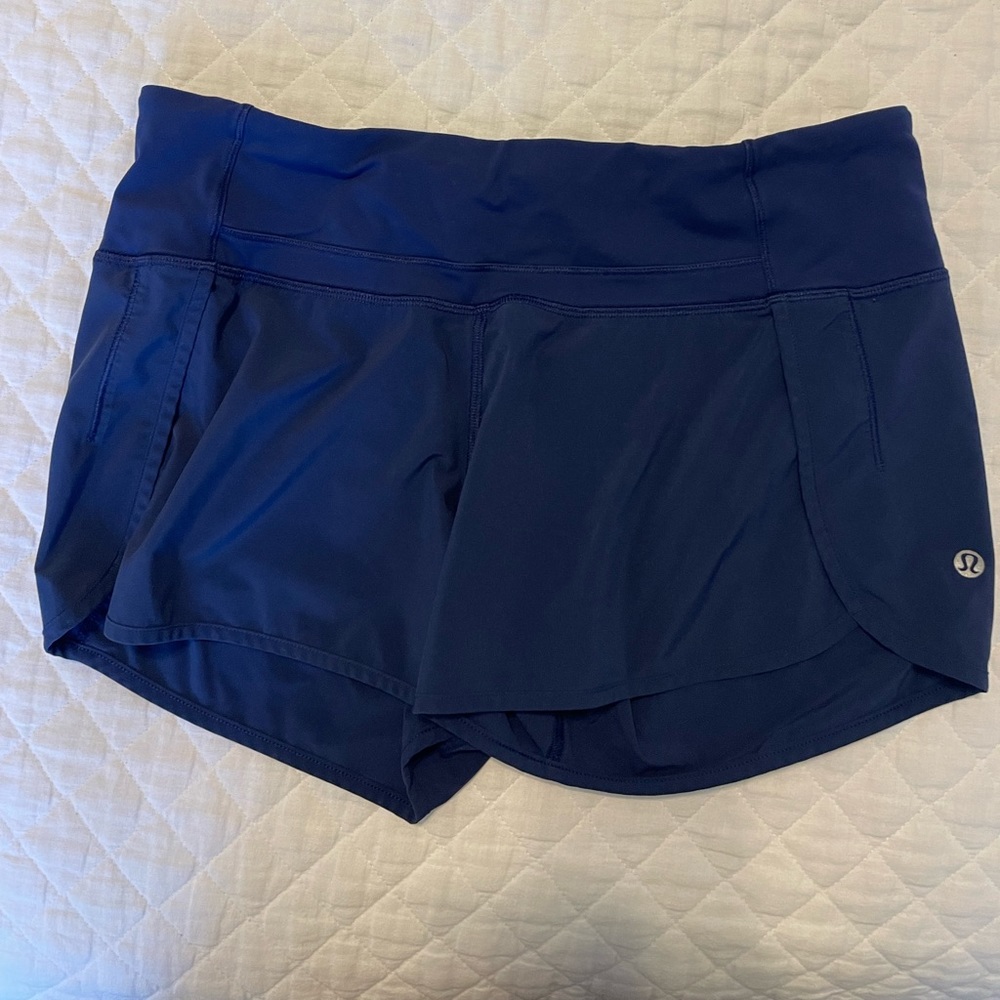 Lululemon navy running shorts shorts size 6
